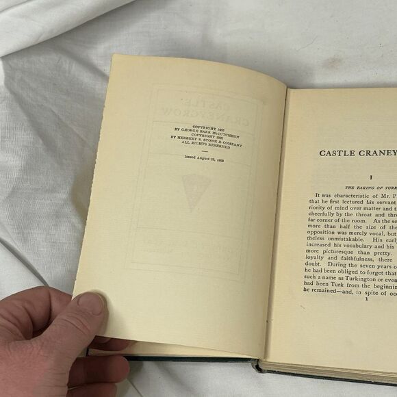 CASTLE CRANEYCROW HB BOOK BY GEORGE BARR McCUTCHEON 1902 - Picture 6 of 8